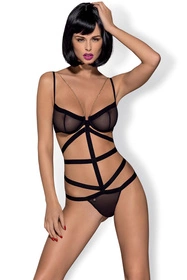Obsessive Bondy teddy Body sexy, czarny