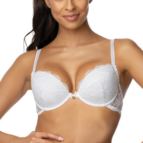 Mat 0196/1 Nell Biustonosz push-up, biały