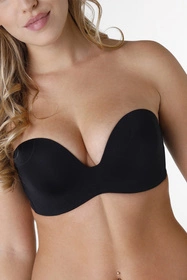 Wonderbra WB00032D Biustonosz bardotka, 001 noir