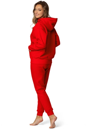 Dkaren DK-K-B6 Komplet bluza+spodnie, czerwony