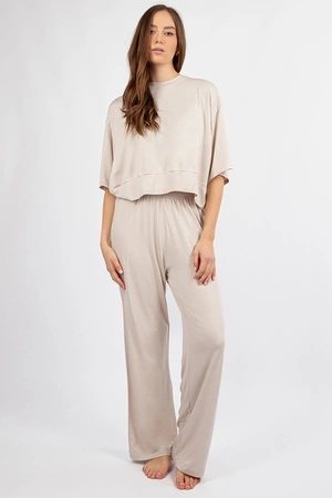 Dkaren DK-K-B20 Komplet bluza+spodnie, ecru