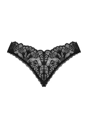 Obsessive Donna Dream crotchless thong Majtki stringi otwarte, czarny