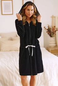 Doctor Nap SWO.1008 Nocna szlafrok, black