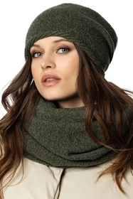 Vivisence 7087 Nakrycie głowy czapka, zielony melanż