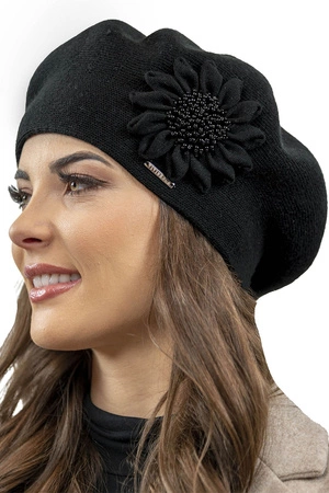 Vivisence 7048 Nakrycie głowy beret, czarny