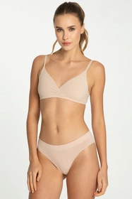 Julimex Bamboo Classic Majtki figi, beżowy