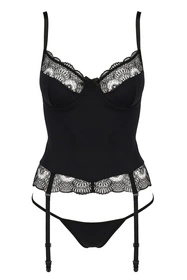 Casmir Alina corset Gorset sexy, black