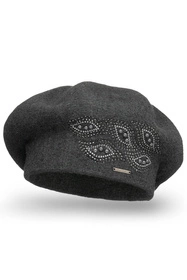 Vivisence 7051 Nakrycie głowy beret, ciemnoszary