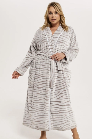 Italian Fashion Asma dł.r. Nocna szlafrok, szary