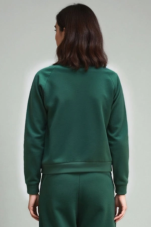 Vivisence 9004 Bluza nierozpinana, zielony