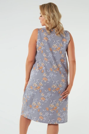 Italian Fashion Nidri sz.r. Nocna koszula, druk/szary