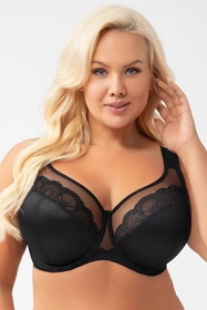 Gorsenia K441 Luisse Biustonosz miękki, czarny