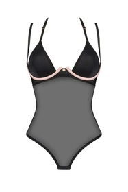 Obsessive Selinne teddy Body sexy, czarny