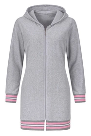 Vivisence 5018 Nocna szlafrok, szaro-różowy