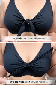 Vivisence 3202 Kostium kąpielowy biustonosz miękki, czarny