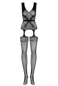 Obsessive Bodystocking F217 Body bodystocking, czarny
