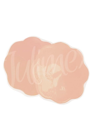 Julimex PS-05 silikonowe osłonki na brodawki kwiatki Akcesoria do biustonosza osłonki, przeźroczysty