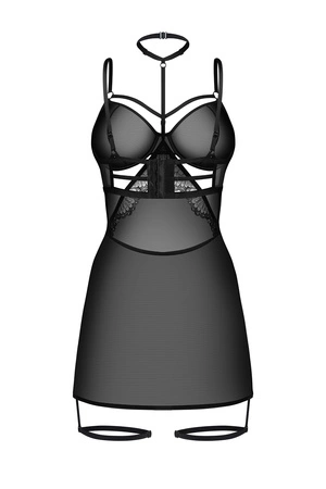 Obsessive Arrowel chemise Nocna koszulka, black