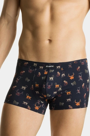 Atlantic 2MH-064 2-pak Majtki bokserki, szary/granat