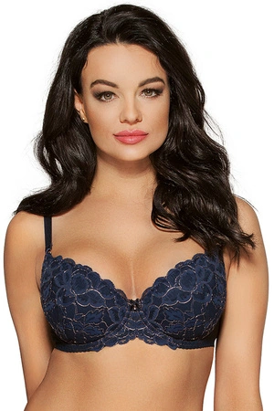 Ava 1990 Casabella Biustonosz push-up, navy blue