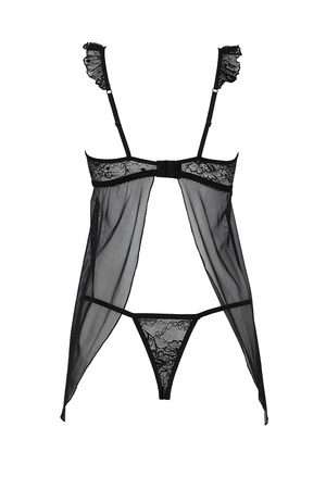 Avanua Milagros chemise Nocna komplet koszulka + stringi, black