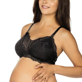 Lupo 3046 Biustonosz do karmienia, czarny