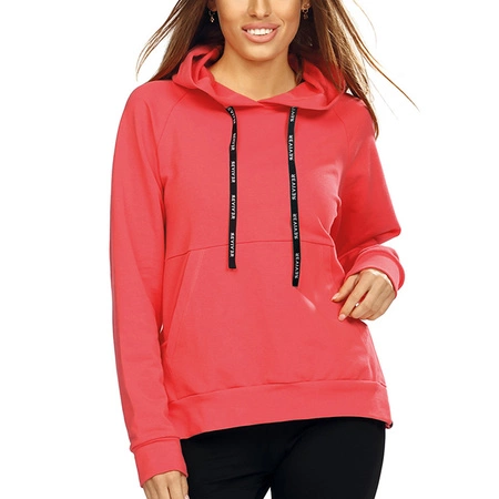 Reviver F5584 Bluza nierozpinana, malinowy