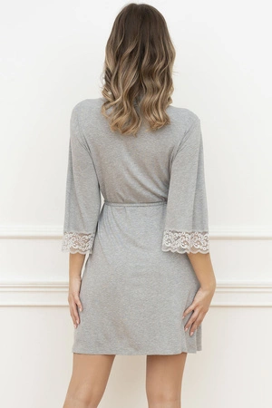 Italian Fashion Samaria r.3/4 Nocna szlafrok, melanż