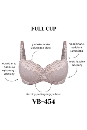 Vena VB-454 Biustonosz usztywniany, mocca