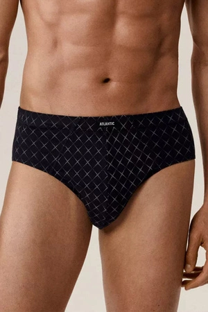 Atlantic 3MP-205 3-pack Majtki slipy, granat/szary/ciemnozielony