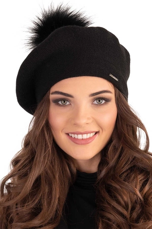 Vivisence 7035 Nakrycie głowy beret, czarny