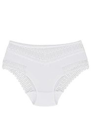Wol-Bar Eco-To Majtki figi, biały