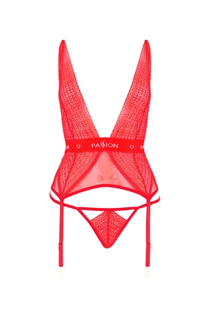 Passion Mirajane corset Gorset sexy, red