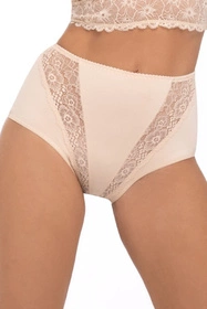 Babell BBL 174 Majtki wysokie figi, beżowy