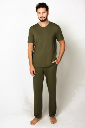 Italian Fashion Dallas kr.r. d�.sp. Nocna pi�ama, khaki
