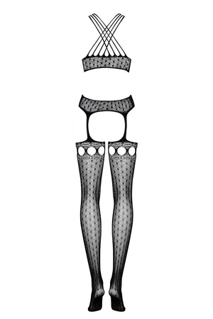 Obsessive Bodystocking G313 Body bodystocking, czarny