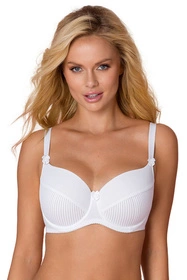 Vena VB-11 Biustonosz usztywniany, biały