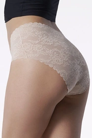 Julimex Bellie Maxi Majtki wysokie figi, beż