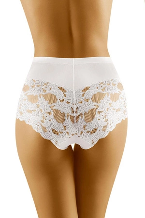 Wol-Bar Slimea 3-pak Majtki wysokie figi, biały