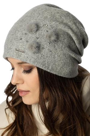 Vivisence 7091 Nakrycie głowy czapka, jasnoszary