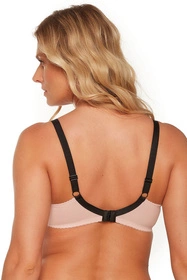 Gaia 1240 Leonia Biustonosz półusztywniany, perłowo-czarny