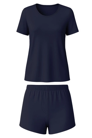 Vivisence 2042 Nocna komplet koszulka + szorty, granatowy