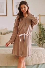 Doctor Nap SWO.1008 Nocna szlafrok, beige
