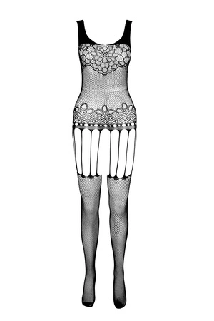 Passion ECO BS001 Body bodystocking, black