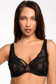 Bella Misteria 51-107 Czarny Łabędź Biustonosz miękki, czarny