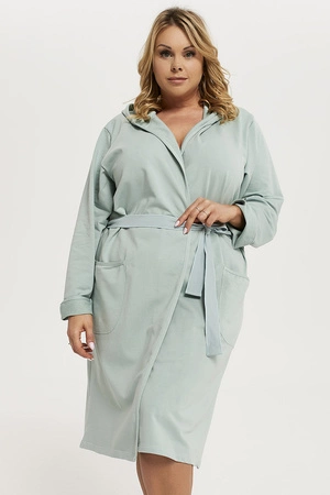 Italian Fashion Karina dł.r. Nocna szlafrok, mięta
