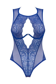 Obsessive Giselia teddy Body sexy, niebieski