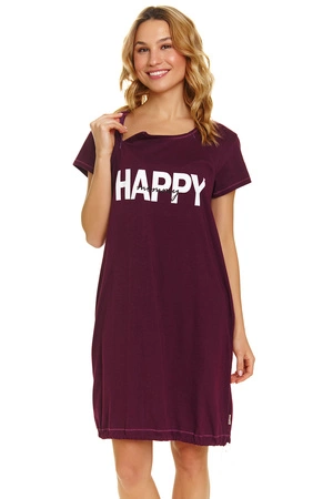 Doctor Nap TCB.9504 Nocna koszula, burgundy