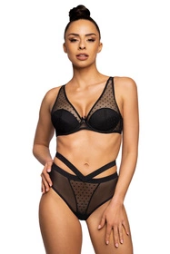 Mat 3714/11/1 Dotssy Biustonosz push-up, czarny