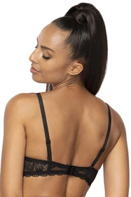 Mat 0203/11 Lindsay Biustonosz push-up, czarny